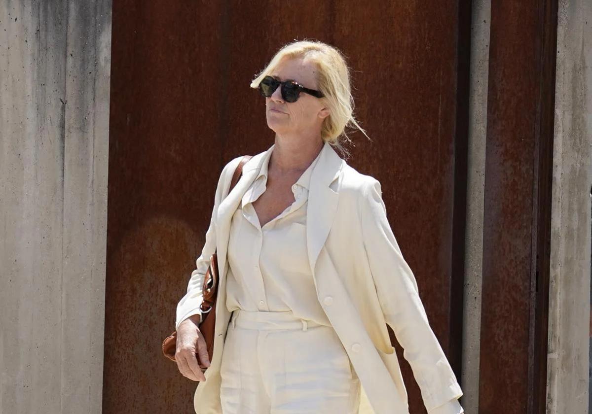 Ana Duato at the San Fernando de Henares Court for the 'Nummaria' case.