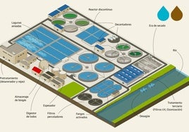 Cómo se limpian las aguas residuales que van a nuestros ríos