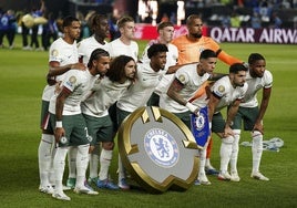 Once del Chelsea frente al Palmeiras.