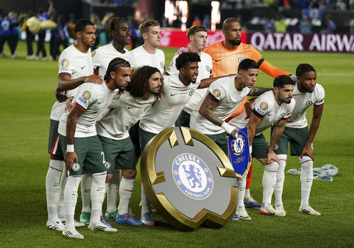 Once del Chelsea frente al Palmeiras.