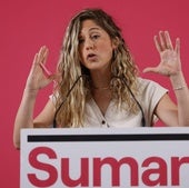 La co-coordinadora de Movimiento Sumar, Lara Hernández.