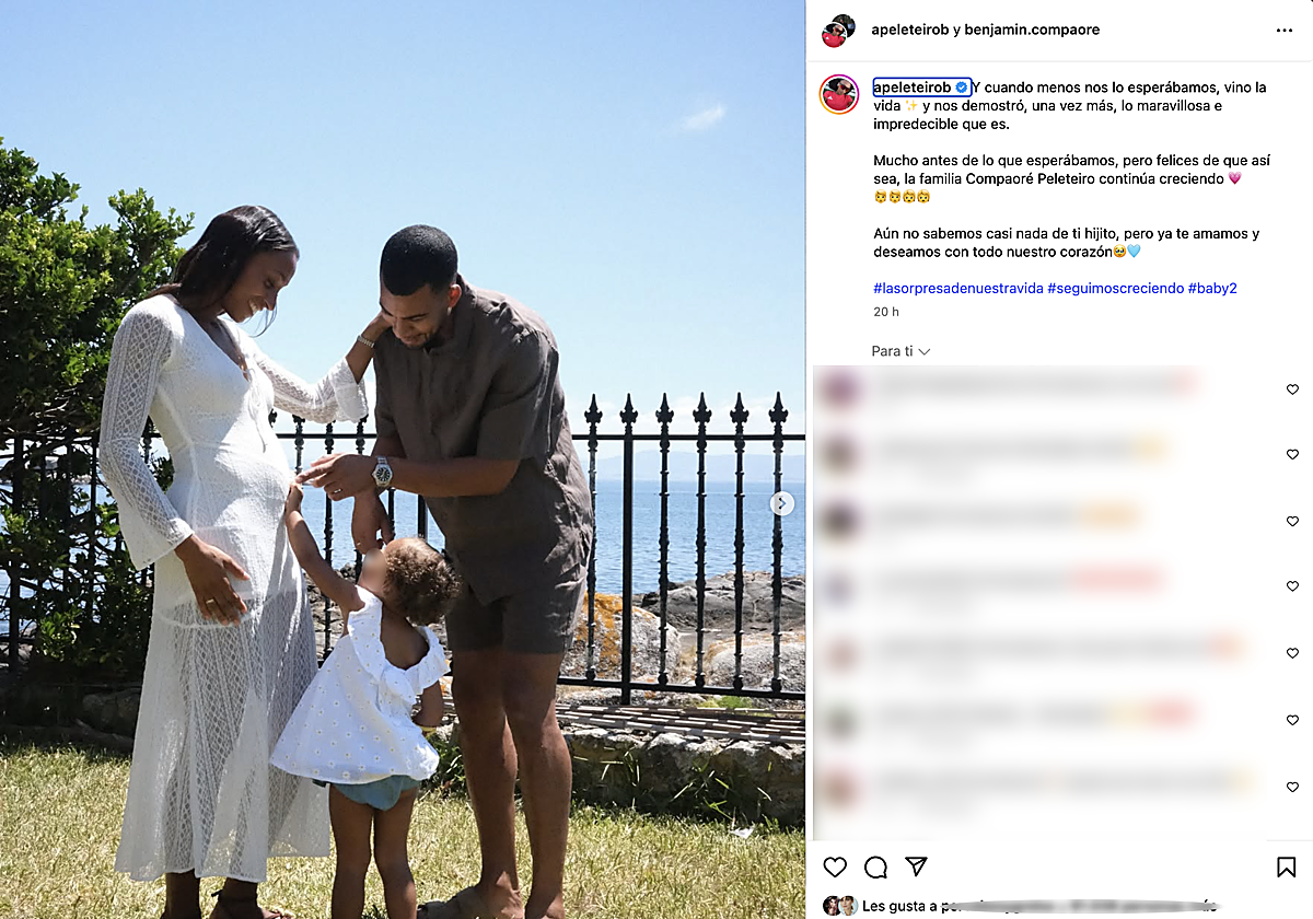 La foto con la que Ana Peleteiro ha desvelado su embarazo.