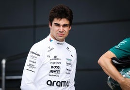 Lance Stroll, durante el GP de Gran Bretaña.