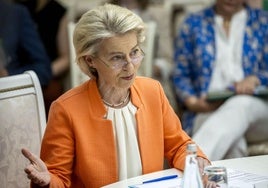 La presidenta de la Comisión Europea, Ursula von der Leyen.