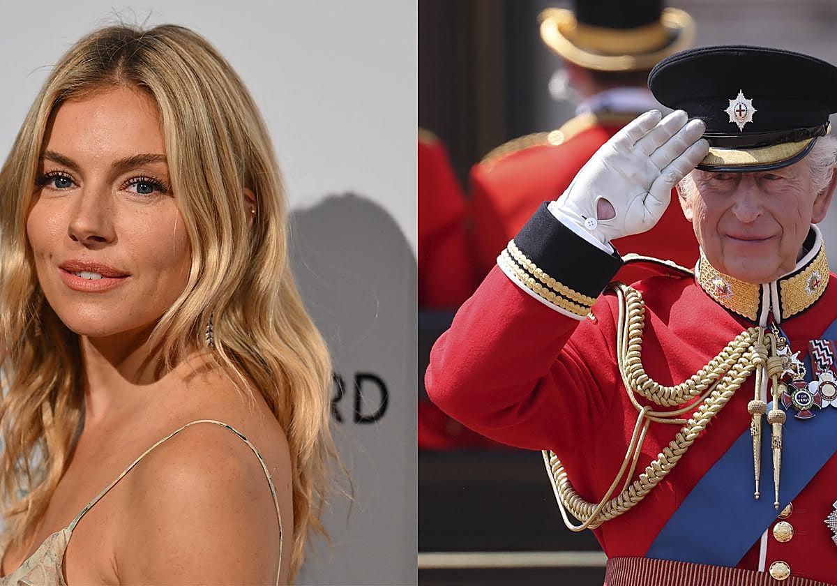 Carlos III entra en el mundo del cine de la mano de Sienna Miller