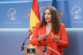 La portavoz del PP en el Congreso, Ester Muñoz.