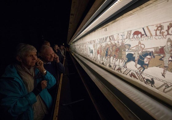El tapiz de Bayeux.