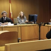 El exentrenador del Real Madrid Carlo Ancelotti, durante el juicio.