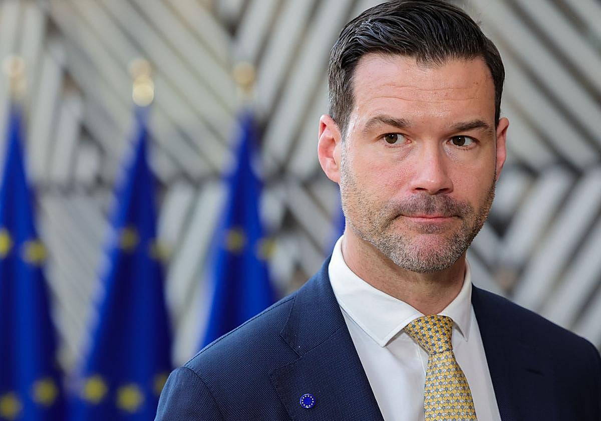 Johan Forssell, ministro de Migraciones sueco.