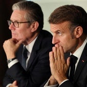 Keir Starmer y Emmanuel Macron participan este jueves por videoconferencia en una reunión de la OTAN desde el cuartel militar de Northwood.
