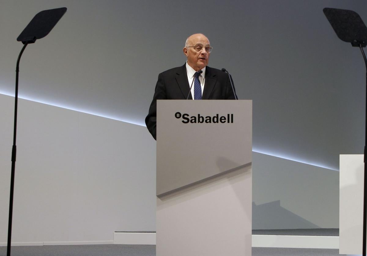 Josep Oliu, presidente de Banco Sabadell.