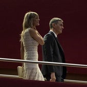 Pedro Sánchez y su esposa, Begoña Gómez.