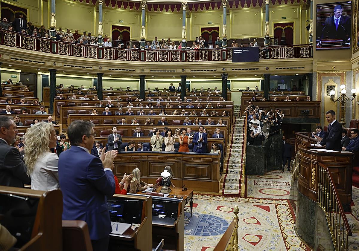 Pleno en el Congreso de los Diputados.