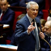 El ministro francés de Economía, Bruno Le Maire, en una sesión de preguntas en la Asamblea Nacional.