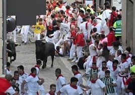 Tensión, embestidas y cuatro heridos por asta en el multitudinario encierro de La Palmosilla