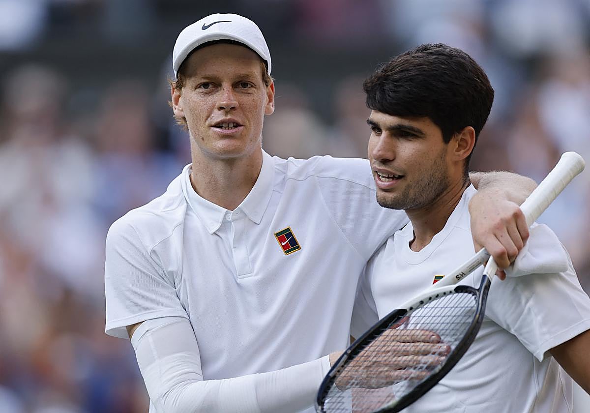 Las mejores imágenes de la final de Wimbledon entre Alcaraz y Sinner