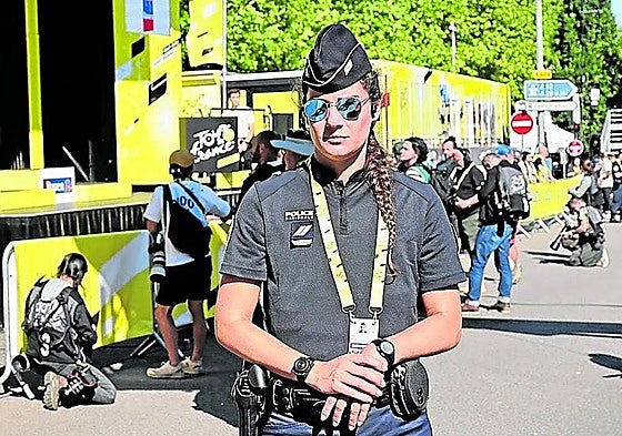 El dispositivo de seguridad en el Tour es espectacular.