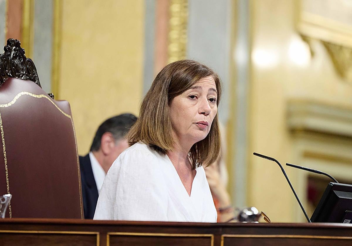La presidenta del Congreso, Francina Armengol.