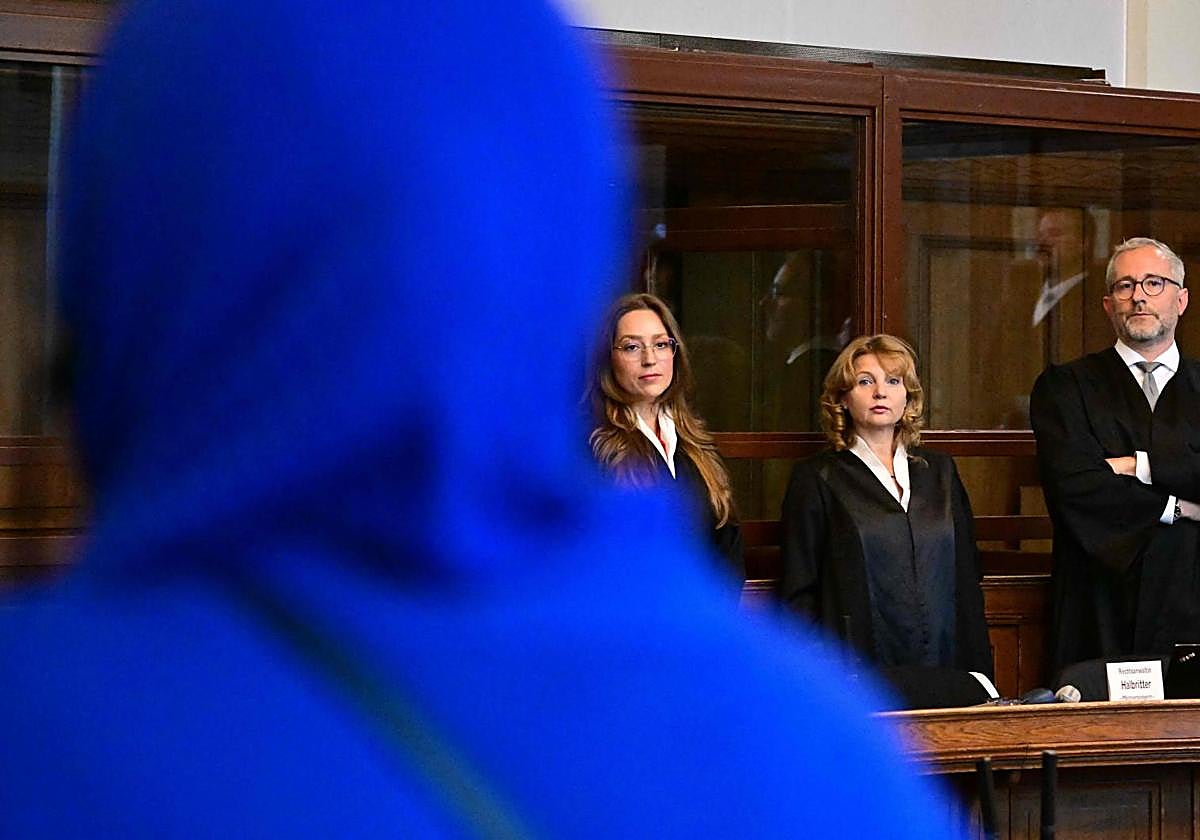 El acusado durante la vista celebrada este lunes en el Tribunal regional de Berlín.