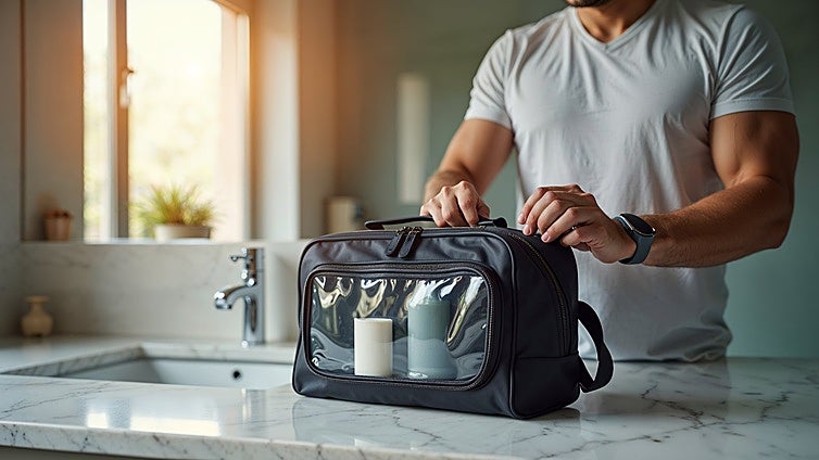 Descubre los mejores neceseres para hombre, para organizar tus productos de aseo
