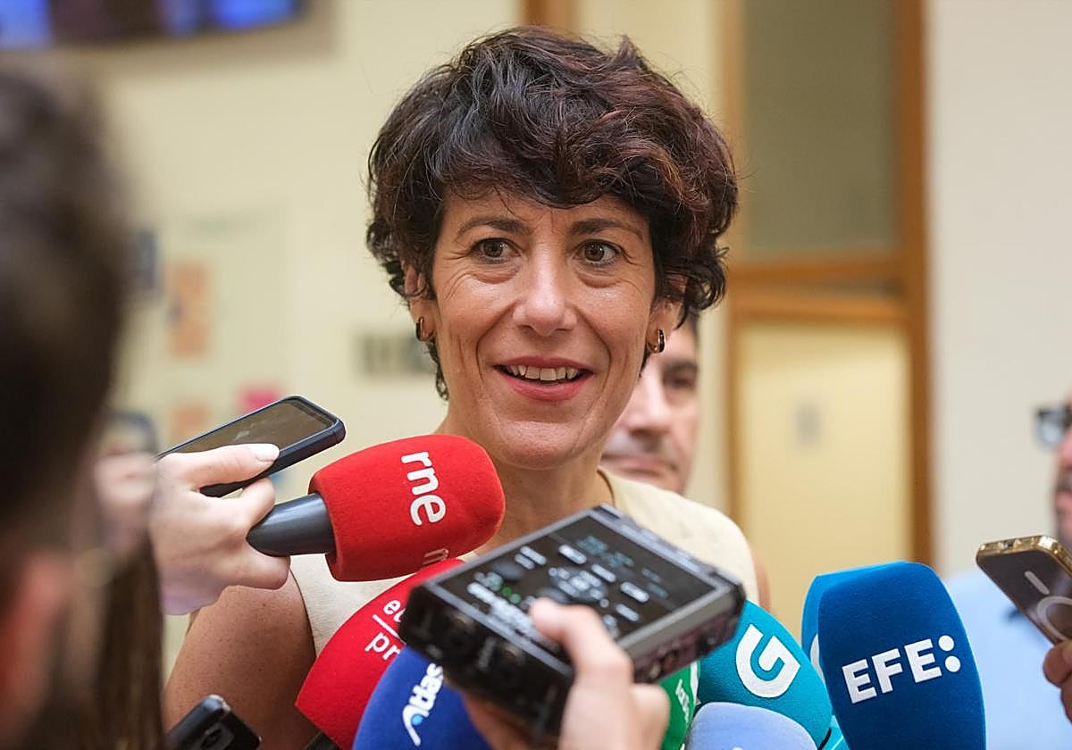 La ministra de Inclusión, Seguridad Social y Migraciones, Elma Saiz.