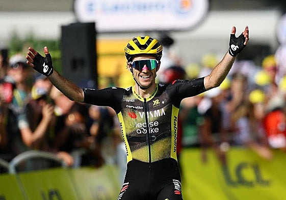 El británico Simon Yates, vencedor en la décima etapa del Tour.