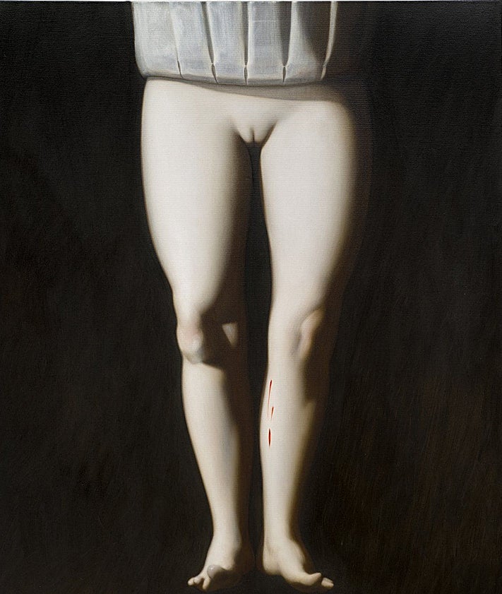 Imagen secundaria 2 - Detalles de tres obras de Anna Weyant, expuestas en el Museo Thyssen: Festejada, Agonía y Amigos.