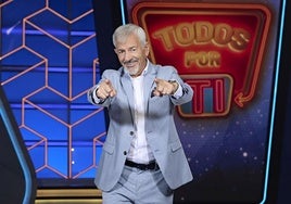 El presentador vasco, en el plató del concurso
