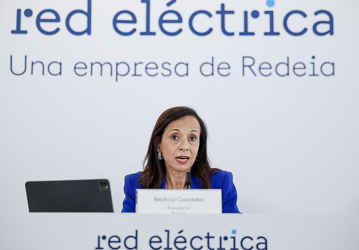 La presidenta de Red Eléctrica, Beatriz Corredor.