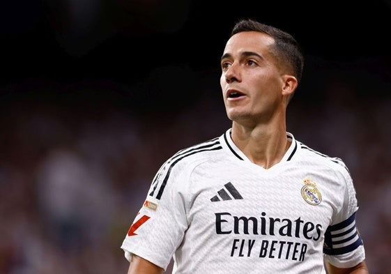 Lucas Vázquez, durante un partido del Real Madrid.