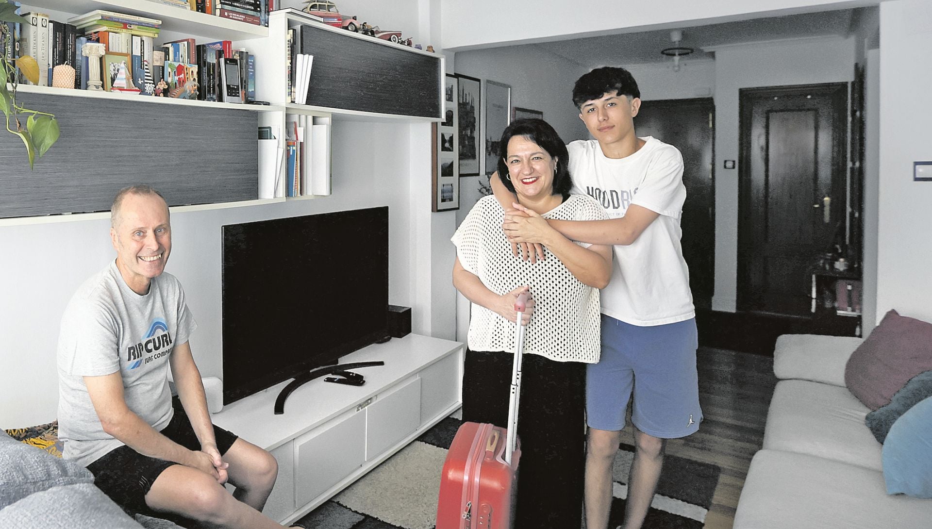 A la casa de Zuriñe ha venido «gente hasta de una islita del Caribe».