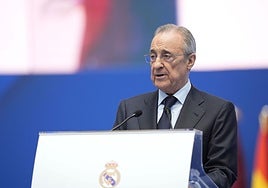 Florentino Pérez, presidente del Real Madrid.