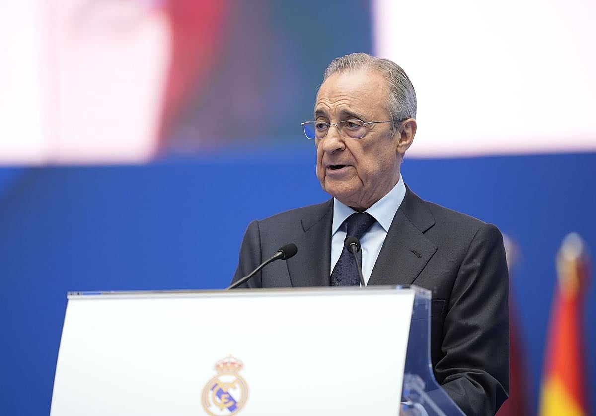 Florentino Pérez, presidente del Real Madrid.