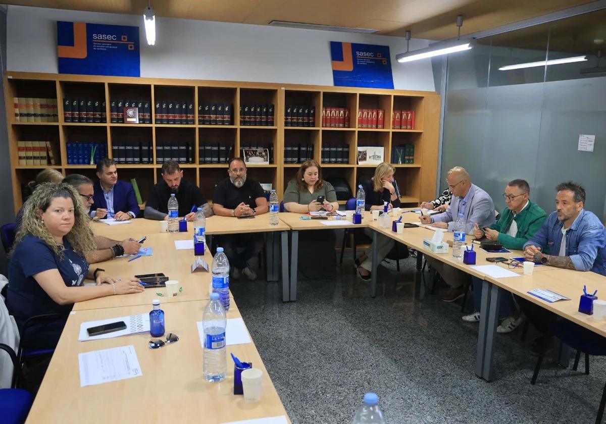 Mesa de negociación del ERE de Duro Felguera.