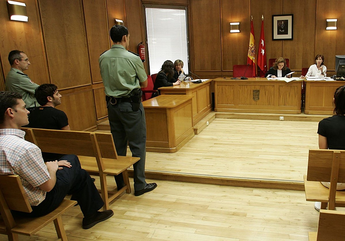 Un juicio por violencia de género, en los juzgados de Madrid.