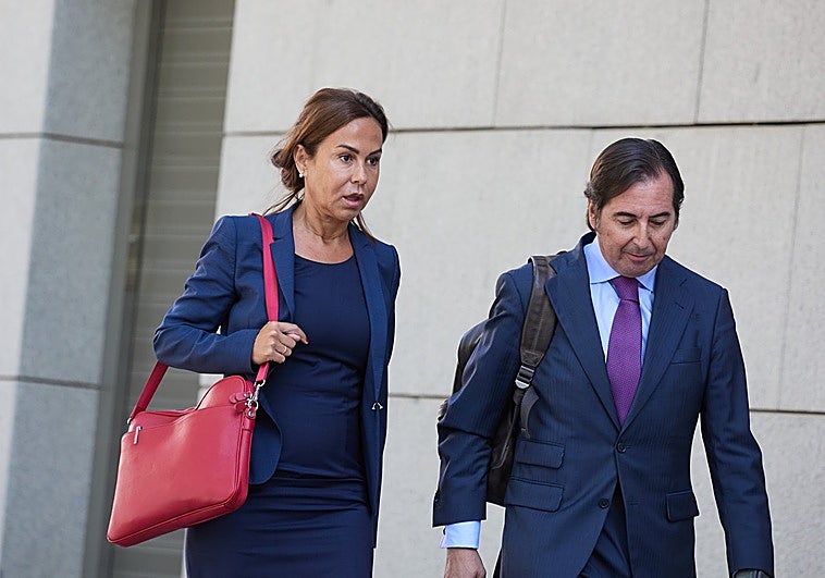 Pardo de Vera a su llegada hoy a la Audiencia Nacional