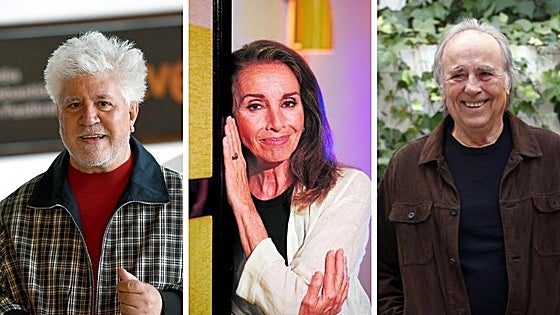 Almodóvar, Ana Belén, Serrat y otras cien personalidades se suman a un manifiesto a favor del Gobierno de Sánchez
