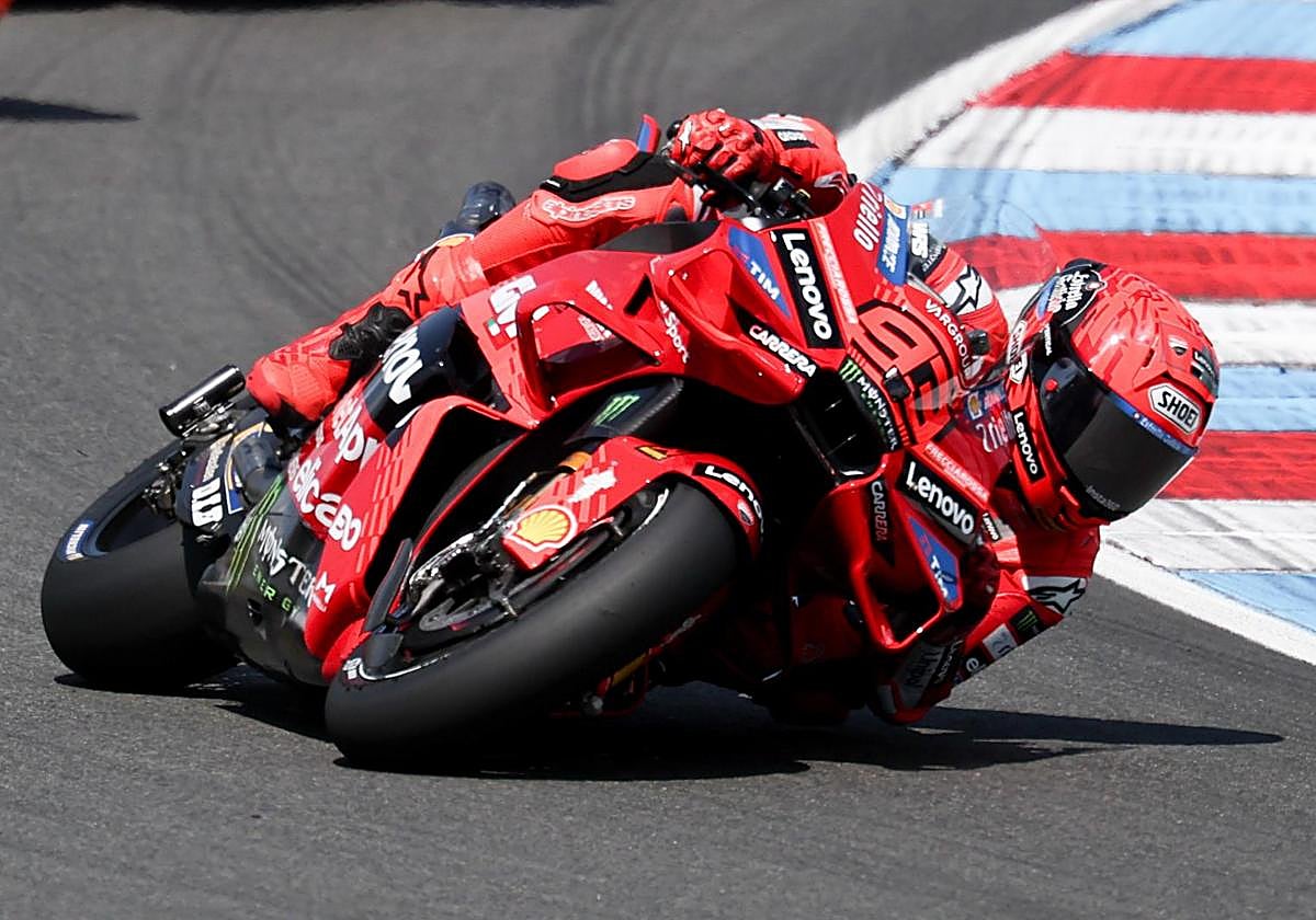 Marc Márquez, durante el GP de la República Checa.