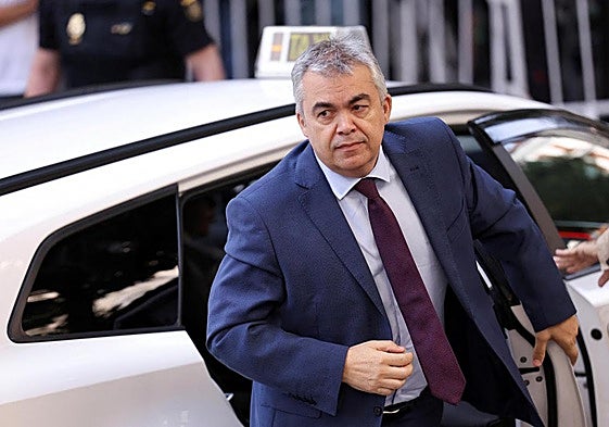 Santos Cerdán, antes de declara en el Tribunal Supremo