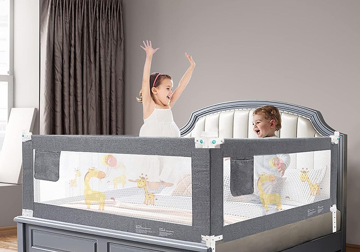Evita caídas nocturnas con estas barreras de seguridad para cama infantil