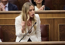 Noelia Núñez, en el Congreso.