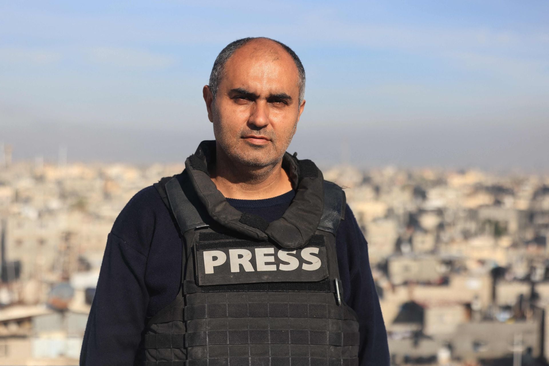 El periodista de AFP Youssef Hassouna