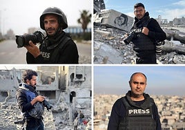 Los periodistas palestinos también pasan hambre