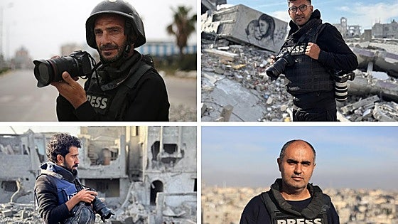 Los periodistas palestinos también pasan hambre