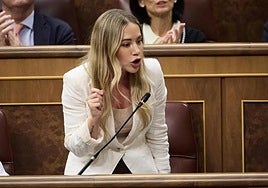 Noelia Núñez, en el Congreso