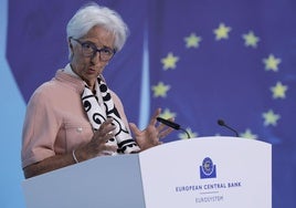 La presidenta del BCE, la francesa Christine Lagarde.