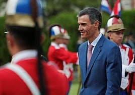 Sánchez llega este miércoles al 'Palacio de los López', en Asunción, en su visita oficial a Paraguay