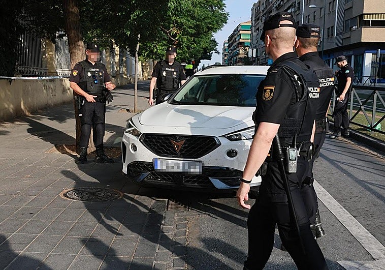 Llegada de Juana Rivas a los juzgados de Caleta