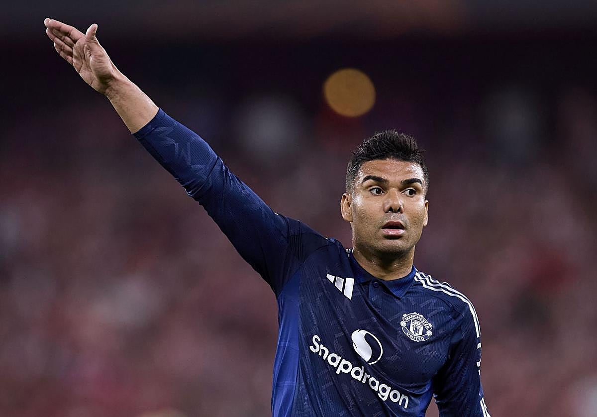 Casemiro sigue siendo uno de los referentes del Manchester United.