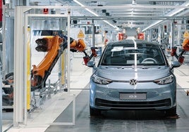 Volkswagen ID.3 en la planta de producción